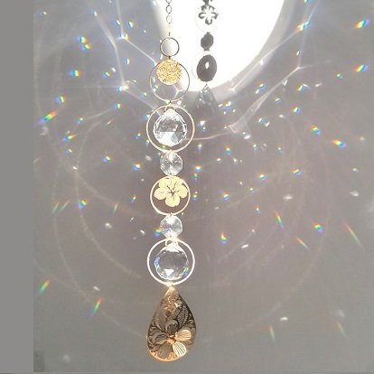 attrape soleil en cristal toupie