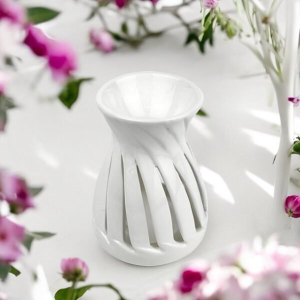 Brûle parfum céramique CORTA blanc