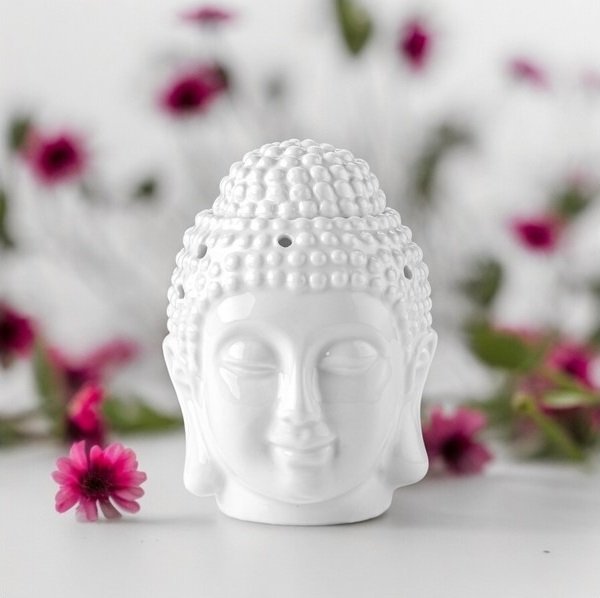 Bruleur de parfum, tête de bouddha