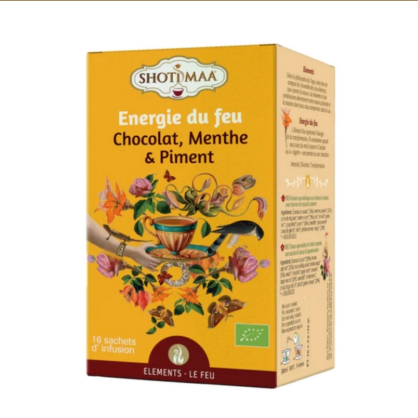Tisane bio énergie du feu