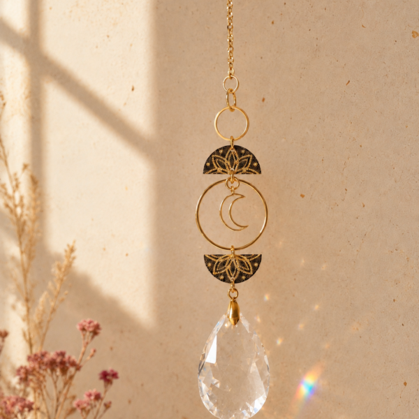Attrape soleil mandala en cristal