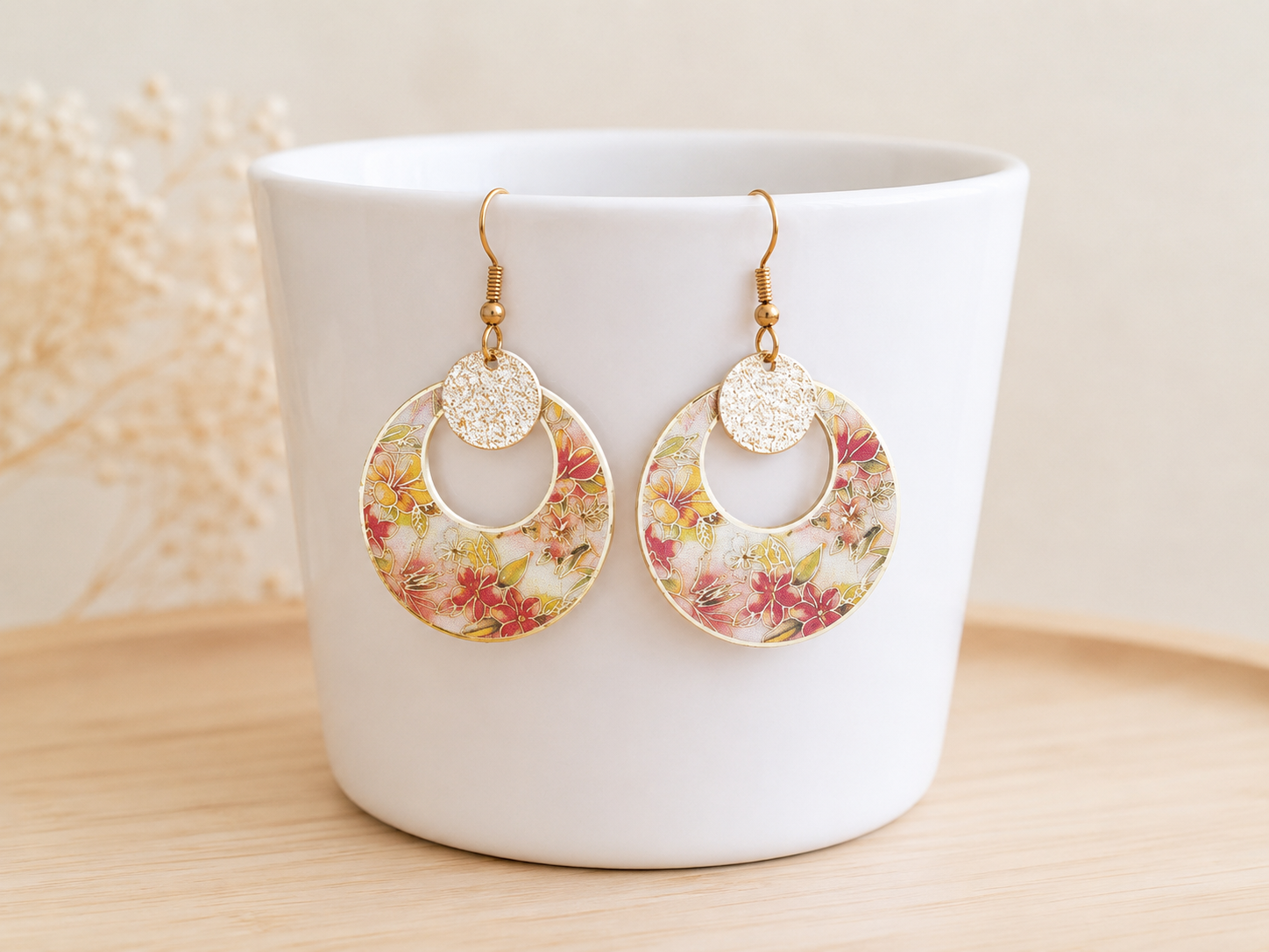 Boucles d'oreilles vintage bohème