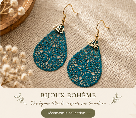 Bijoux bohèmes faits main