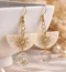 Boucles d'oreilles acétate et soleil